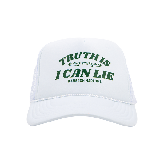 I Can Lie Hat - White
