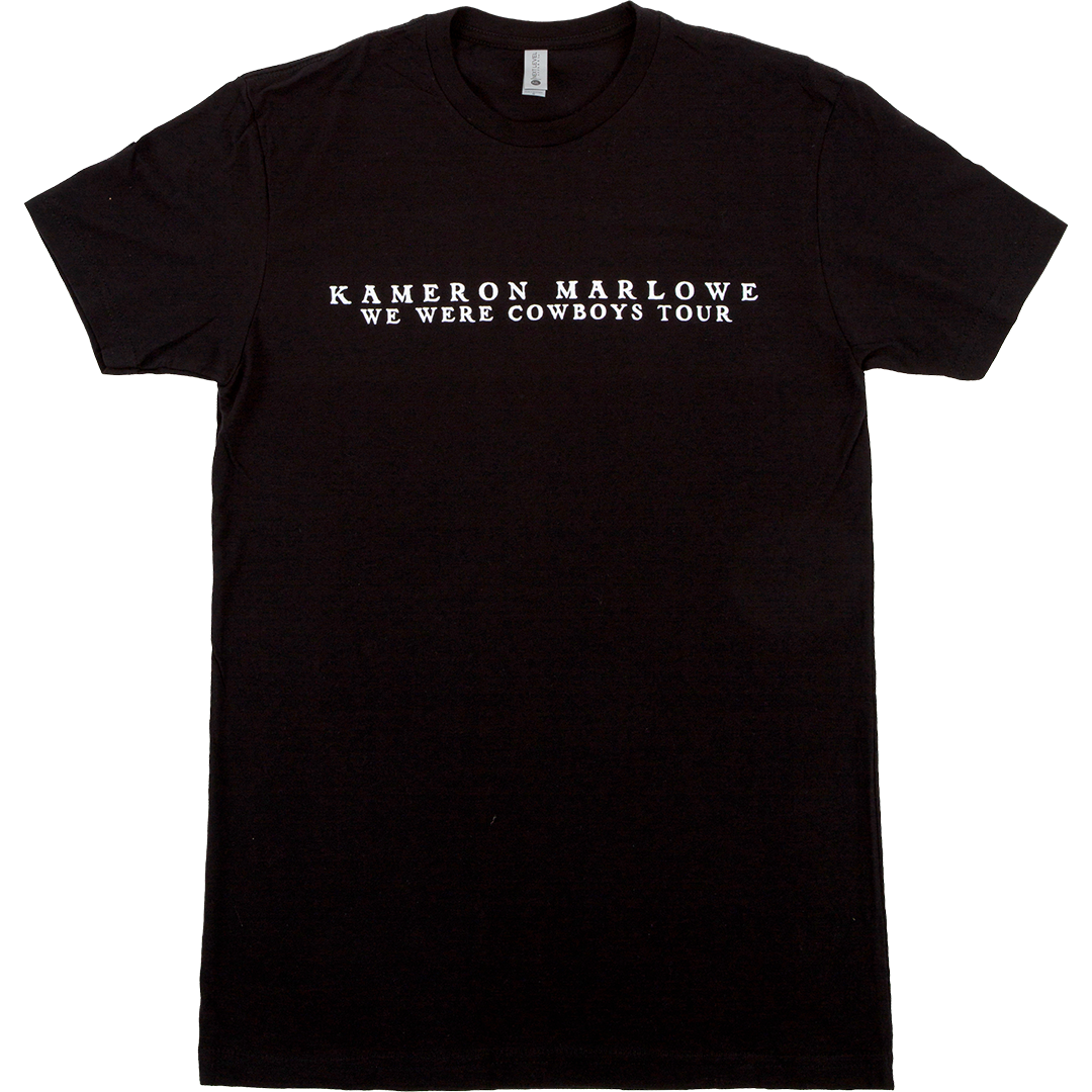 We Were Cowboys Tour Tee - Black