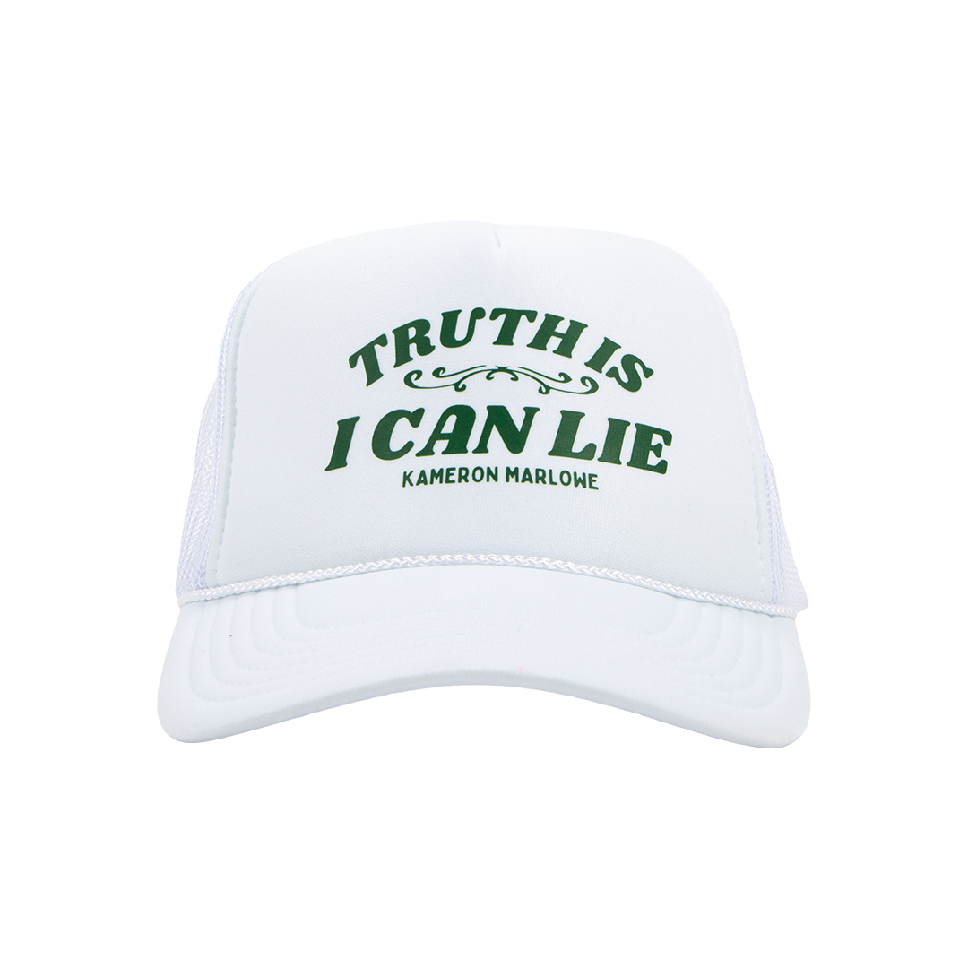 I Can Lie Hat - White